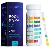 AquaNexo Pool-Wassertest Aquanexo Teststreifen 7-in-1, pH und Chlor Wassertester 100 st.