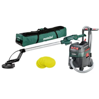 Metabo Set Langhalsschleifer LSV 5-225 + Allessauger ASR 35 L ACP mit 25 Haftschleifblättern P 120 - - 690885000