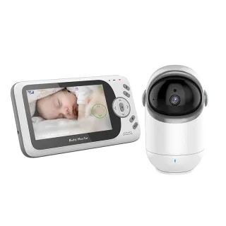 VB801 Wireless Baby Monitor with 4.3 Inch LCD Screen 1080P Video Camera Night Vision Two Way Audio Temperature Sensor Lu