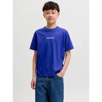 Jack & Jones Junior T-Shirt JORNORREBRO EMB TEE SS CN NOOS JNR Baumwolle, relaxed fit, Kurzarm