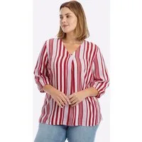 Sheego Klassische Bluse Tunika 3/4-Arm