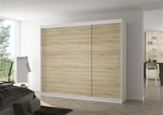 Schiebetürenschrank Schrank Nr.510 in Sonoma Eiche 250x215x58 cm