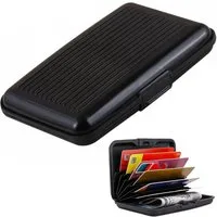 TSB Werk Geldbörse Kartenetui Kreditkartenetui Geldbörse RFID Schutz, EC Karten, Etui, Sicherheit