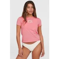 O'Neill T-Shirt WOW T-SHIRT leicht verkürzter Cropped-Schnitt, mit Prints auf Brust und Rücken