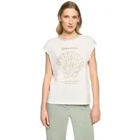 Cartoon Kurzarmshirt Damen mit Placement (1-tlg)