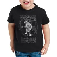 style3 T-Shirt Vitruvianischer Angus young tnt highway hard rock vinci ac-dc to hell