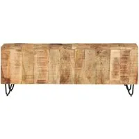 vidaXL TV-Schrank TV-Board 110x30x40 cm Massivholz Mango