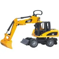 Bruder® Spielzeug-Bagger Cat Mobilbagger 44 cm (02445), Made in Europe