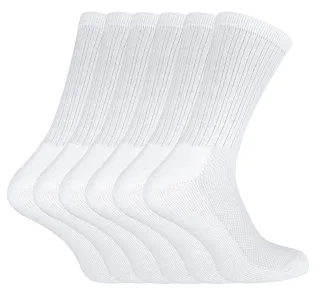 Socken Snob - 6 Pack Herren Bambus Bio-Baumwolle laufen Sport Socken
