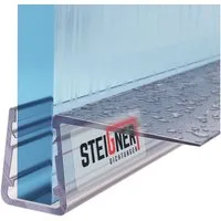 STEIGNER Duschdichtung 30cm Gerade PVC Ersatzdichtung für Dusche, L: 30 cm, (1 Stück Packung, Einzeldichtung), Glasstärke 6/7/ 8 mm Model: UK11