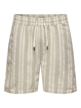 ONLY&SONS - ONSTEL WALKER SHORTS Chinchilla - Gr. - XXL