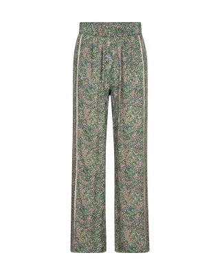 MOS MOSH - MMBala Flowish Orchid Pant turf green - Gr. - M/Regular