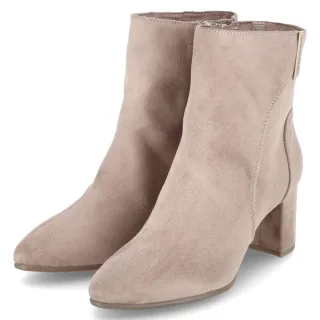 Marco Tozzi Ankle Boots - Gr. 36 - Beige - Textil