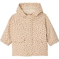 vertbaudet Regenjacke Baby Regenjacke mit Leo-Print, Teedyfleece-Weste 3-in-1