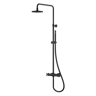 Steinberg Serie 250 Brauseset mit Thermostatarmatur, matt black, 250 2721 S 250 2721 S