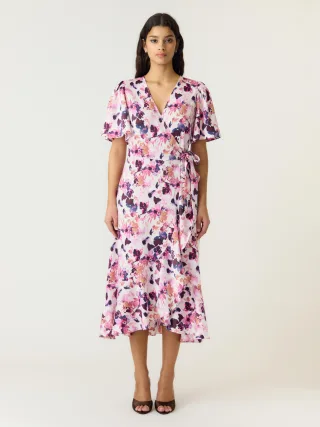 Y.A.S - YASTHEA 2/4 MIDI WRAP DRESS S. NOOS Pristine - Gr. - 42