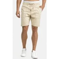 Indicode Chinoshorts Herren Stoufville Chino Shorts Herrenshorts aus elastischer Baumwoll-Qualität, mit Kordelzug