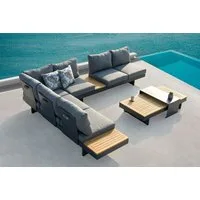 Lesli Living Gartenlounge-Set Lesli Living Lounge-Set Barbados Stone