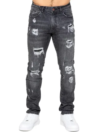 Enzo | Herren Ripped Denim Jeans