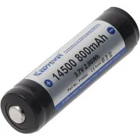 Keeppower Keeppower 14500 mit 800mAh, 3,7V Li-Ion-Akku geschützt, 52 x 14,3mm A Akku 800 mAh (3,7 V)