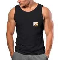 Neverless Tanktop Herren Tank-Top Outdoor Adventure Printshirt Brustlogo Natur Berge mit Print