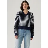 Levi's® Strickpullover REESE VNECK SWEAT mit V-Ausschnitt