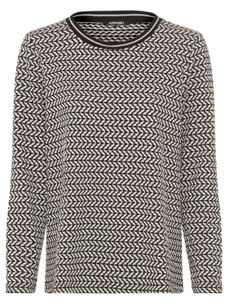 Olsen - T-Shirt Long Sleeves black - Gr. - 46