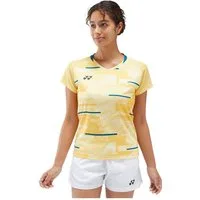 Yonex Trainingsshirt Crew Neck Club Team YW0034 (100% Polyester) gelb Damen
