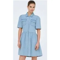 ONLY Blusenkleid EVELINE (1-tlg) Drapiert/gerafft
