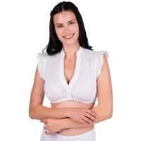 MarJo Dirndlbluse Dirndlbluse - KEMMERN - weiß