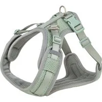 TRIXIE Hunde-Geschirr Premium FlexMesh Geschirr - salbei - 40–57 cm/15 mm