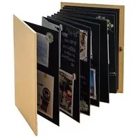 101DIYStudio Fotoalbum zum Einkleben 34 bzw. 54 Seiten, Album zum Gestalten 21 x 15 cm (Für mehr als 30 bzw. 50 Fotos, Fotoalbum Vintage), Kreativ und Einzigartig