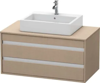 Duravit Ketho Konsolenwaschtischunterbau wandhängend Leinen Matt 1000x550x496 mm - KT665507575 KT665507575