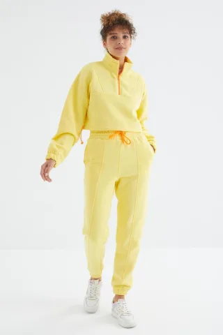 Übergrößen Fleece Sweatshirt und Hose Set