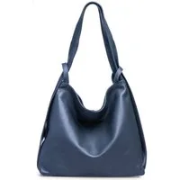 Caspar Schultertasche 2 in 1 XL Leder Damen Rucksack Tasche - PREMIUM LINE - Modell No.786, robust, elegant & unempfindlich - 100% Echtleder - Handmade in Italy
