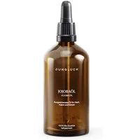 JUNGLÜCK Körperöl Jojobaöl - Kaltgepresst - 100% Bio & Natürlich, 1-tlg., Ausgleichendes Öl für Haut, Haare und Körper