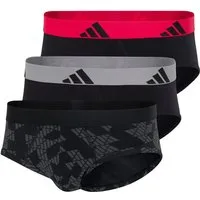 adidas Sportswear Slip Active Flex Cotton (3er Pack) elastisch, Logo-Bund, scheuerfreies Tragegefühl, ohne Eingriff