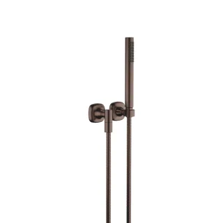 Dornbracht Schlauchbrausegarnitur mit Einzelrosetten COYA 27808404 Dark Bronze gebürstet (PVD),27808 27808404-43