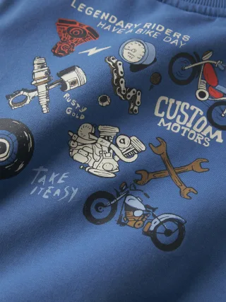 NAME IT - NMMBLAKE LS NREG SWEAT CARD UNB - Gr. - 116