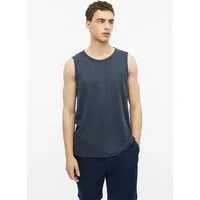 s.Oliver Muskelshirt T-Shirt Meliertes Tanktop aus Baumwollmix
