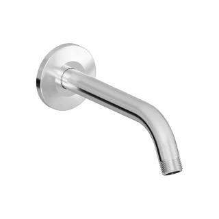 VitrA Universal Wandarm für Duschkopf mit 60 Grad Bogen Länge 18 cm mit Anschluss G Chrom,A45935 A45935