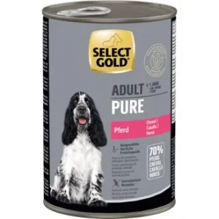 SELECT GOLD Pure Adult Pferd 12x400 g