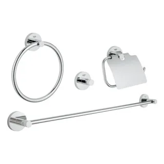 Grohe Master Bad-Set 4 in 1 Essentials 40776 chrom, 40776001 40776001