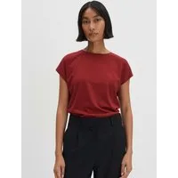 someday Kurzarmshirt KAJA Regular mit breitem Rippbund