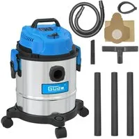 Güde Nass-Trocken-Sauger GNTS 12L, 1200 W, mit Beutel, 1200 W, 180 mbar, 12 L Edelstahlbehälter