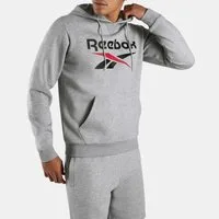 Reebok Kapuzensweatshirt TRENT 2 COL LOGO HOODY mit verstellbarer Kapuze, aus Baumwolle und Polyester