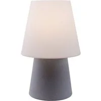 8 seasons design LED Stehlampe Shining No. 1, Dekolampe für außen (Garten, Terrasse, Balkon), LED wechselbar, E27-Fassung, warmweißes Licht, 60cm, Tischlampe - robust & langlebig