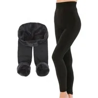 C&CITY Leggings Damen Thermo Plüsch Leggings