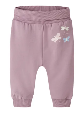 NAME IT - NBFVRILLIE SWEAT PANT BOX BRU Lilas - Gr. - 62