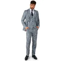 Opposuits Kostüm Offizielles 20er-Jahre Herrenkostüm von Suitmeister grau-schwarz